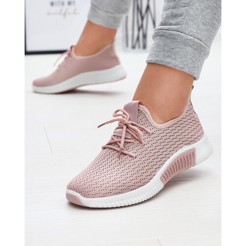 Resti Pink women's fabric sports shoes Vobbu- Footwear Cene