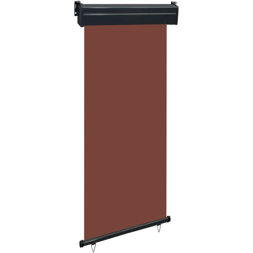 VidaXL Balkonska bočna tenda 80 x 250 cm smeđa Slike