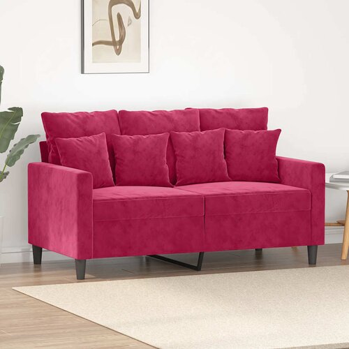 VidaXL Dvosjed crvena boja vina 120 cm bar&amp;scaron;unasti Slike