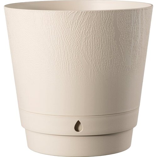 DEROMA Cvetlični lonec &amp;quot;Dune&amp;quot;, pe&amp;scaron;čeno siv - 22 cm Slike