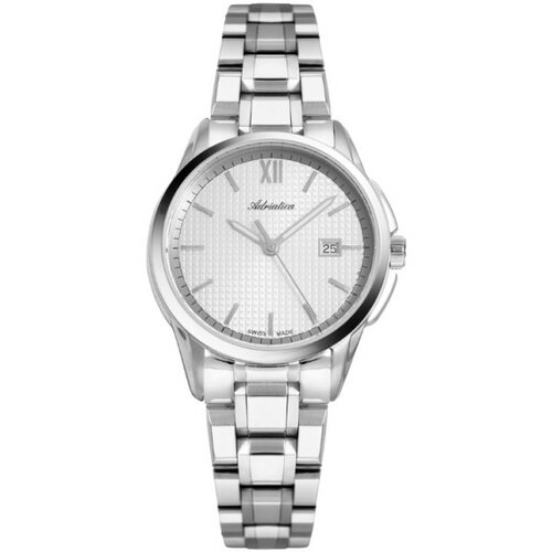 Adriatica ženski pairs beli srebrni elegantni ručni sat sa srebrnim metalnim kaišem Cene