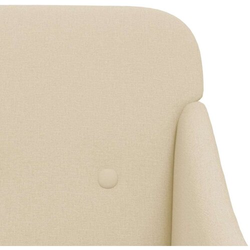  Fotelja krem 63 x 76 x 80 cm od tkanine - Krema 1 Slike