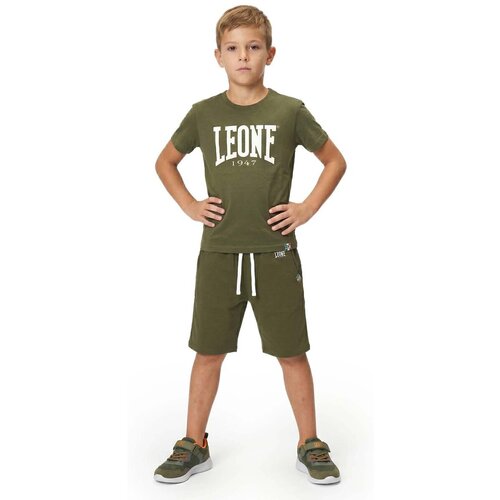 Leone 1947 Otro&scaron;ki kompleti Boy T-Shirt Short Sleeves Easy Kaki Cene