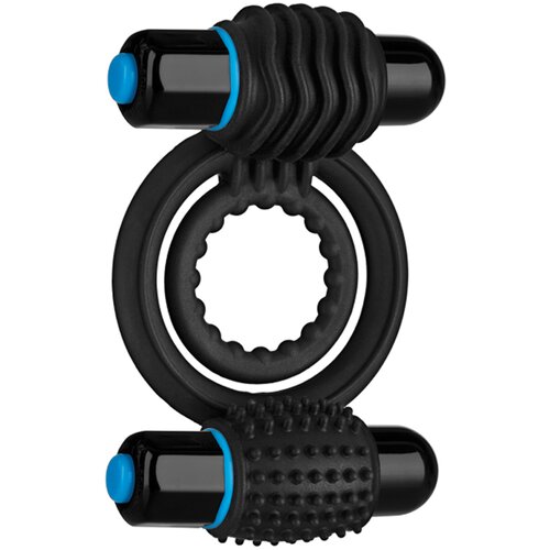 OptiMALE vibracijski prsten Double, crni Cijene