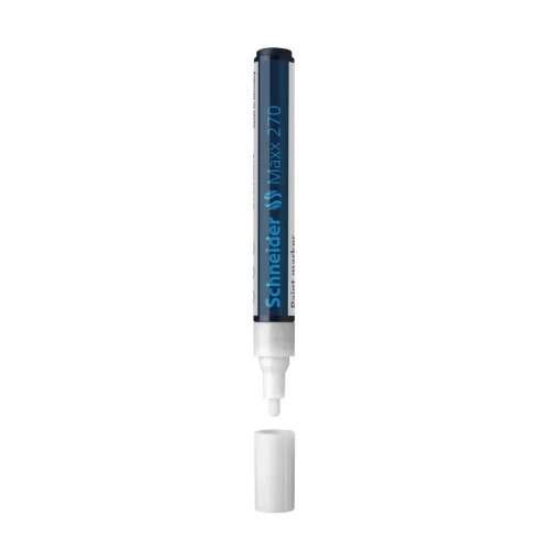 Schneider maxx 270 permanentni marker okrugli vrh - odaberite boju bela ( 196351 ) Slike