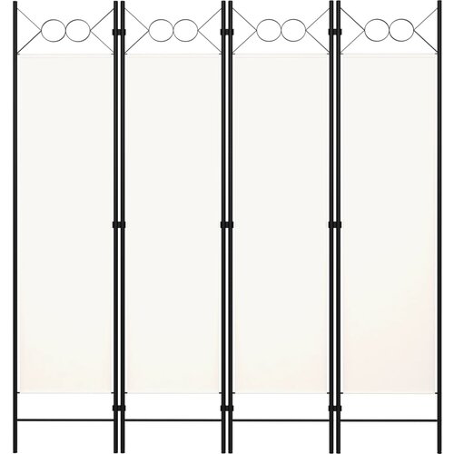 vidaXL vidadXL Paravan 4-delni kremno bel 160x180 cm Cene