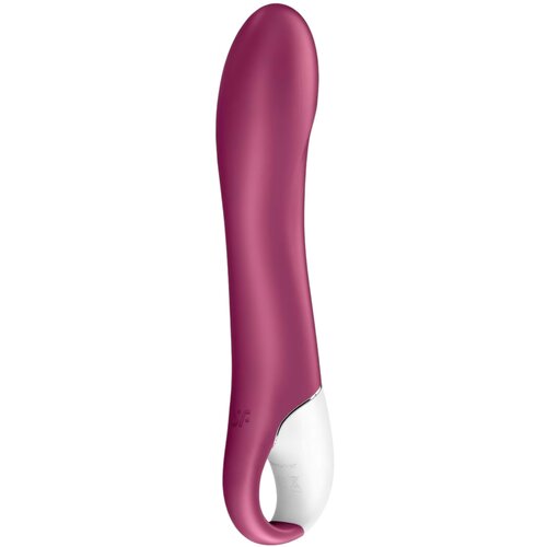 Satisfyer Hot Spot - vibrator G-točke na baterije, grijanje (crveni) Slike