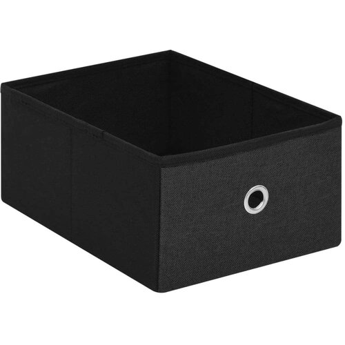 vidaXL Sklopiva klupa za pohranu crna 76x38x38 cm od umjetnog platna Cijene