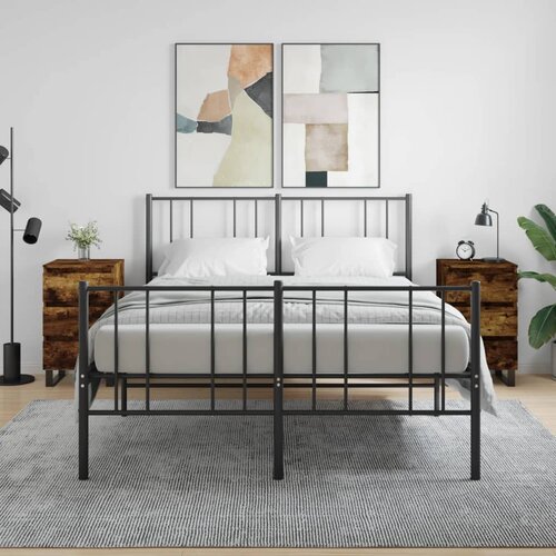 VidaXL Noćni ormarići 2 kom boja hrasta 40x35x69 cm konstruirano drvo Slike