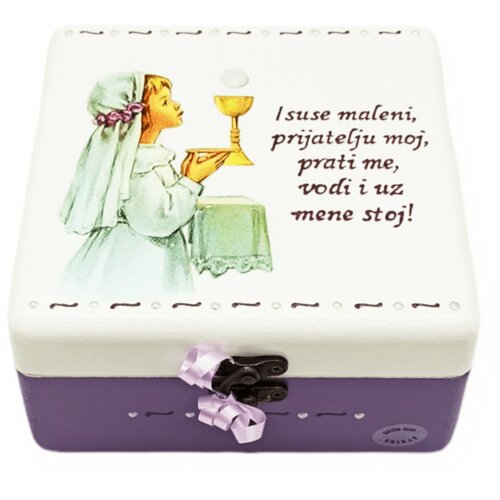  Prva sv. Pričest! Kutija uspomena - 16x16x10cm - &Scaron;165155 Cijene