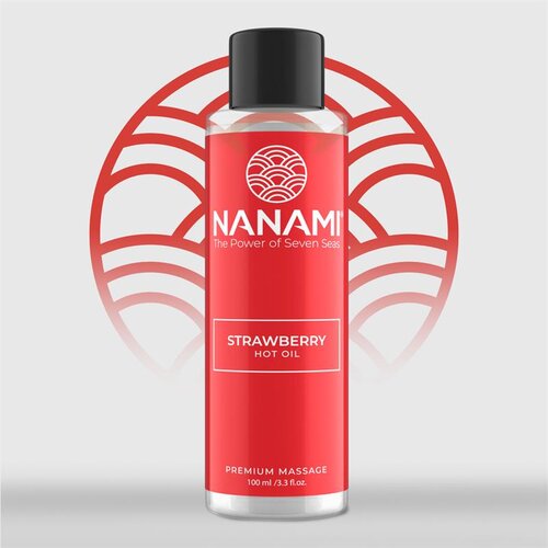 Nanami masažno ulje s toplinskim učinkom, aroma jagode 100 ml Slike