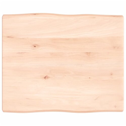 vidaXL Mizna plošča 60x50x4cm neobdelana trdna hrastovina naraven rob Cene
