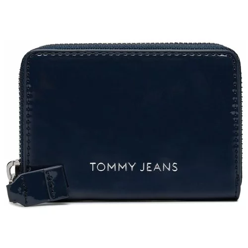 Tommy Jeans Majhna ženska denarnica Tjw Ess Must Small Za Patent AW0AW16142 Mornarsko modra
