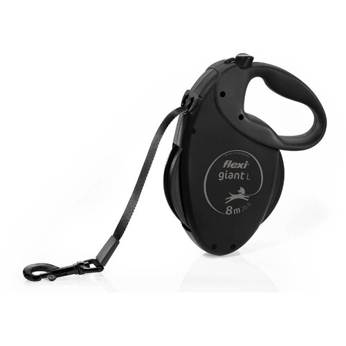 Flexi Giant Black Edition L traka 8 m crna Cene