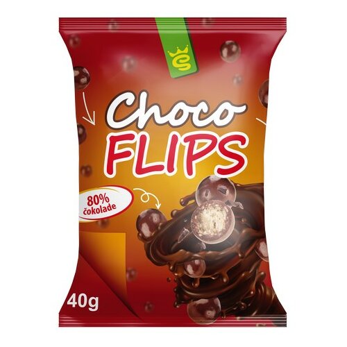 CHOCO FLIPS so tasty 40g Slike