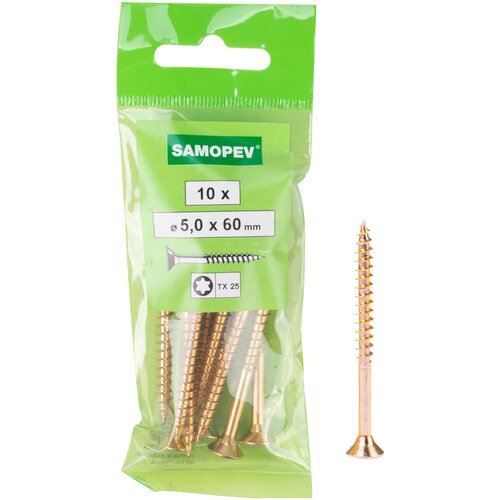 SAMOPEV Vijak za drvo TX 5x60 10/1 Slike