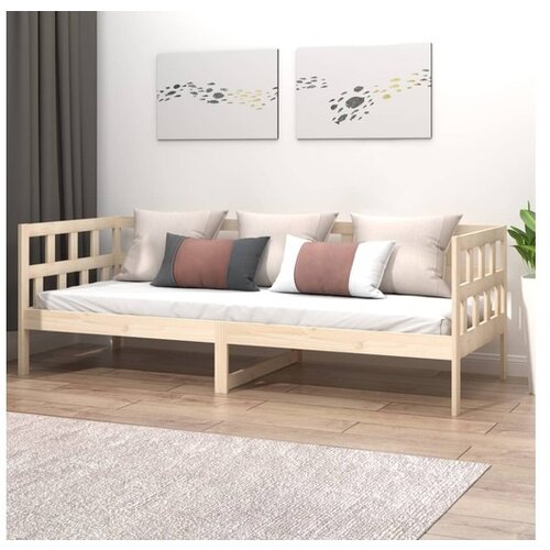  Dnevna postelja trdna borovina 90x200 cm Cene