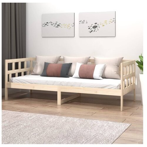  Dnevni ležaj od masivne borovine 90 x 200 cm Cene