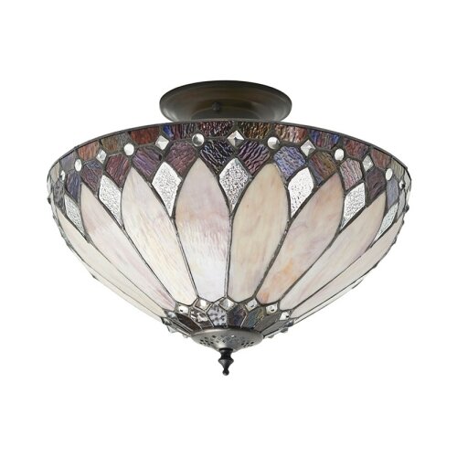 Endon 63978 - plafonski luster tiffany brooklyn 3xE27/60W/230V &amp;oslash; 40 cm Slike
