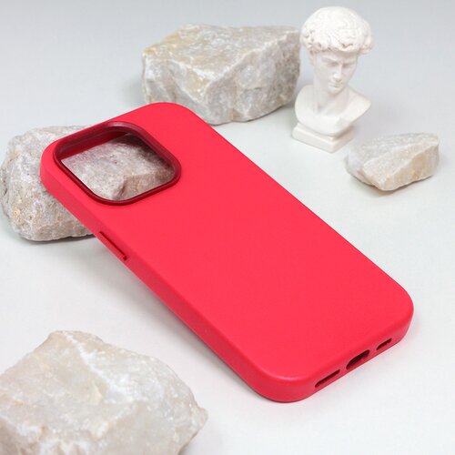  Torbica beautiful shine leather iphone 14 pro 6.1 crvena Slike