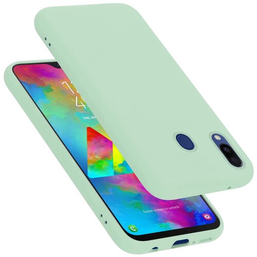 Cadorabo Ohi&amp;scaron;je, združljiv s Samsungom v tekoči svetlo zeleni barvi - za&amp;scaron;čitni pokrov iz fleksibilnega silikona TPU, (20589413) Slike