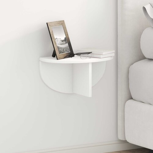  Polica na zidu 2 pcs Bijelo 38 x 19 x 19 cm Konstruirano drvo Cijene