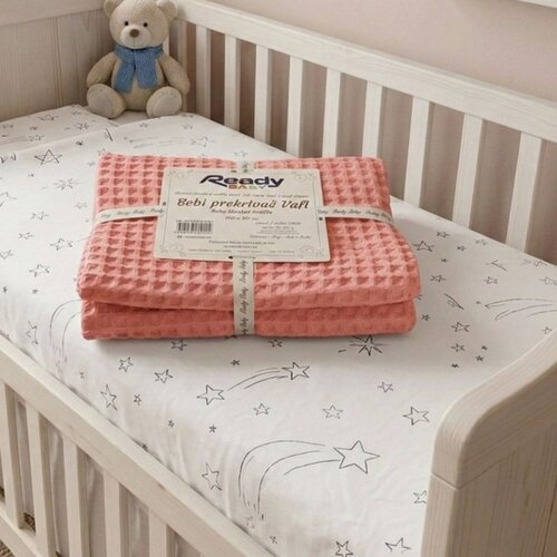 Ready Bebi Prekrivač Vafl - Oranž Cene
