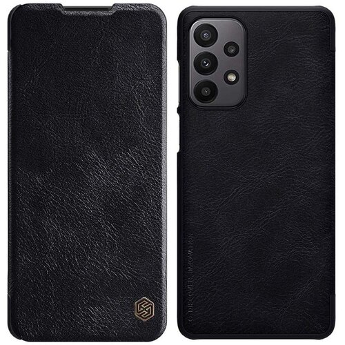 Nillkin Qin Leather Case &ndash; Samsung Galaxy A23 4G / A23 5G &ndash; Crna Cene