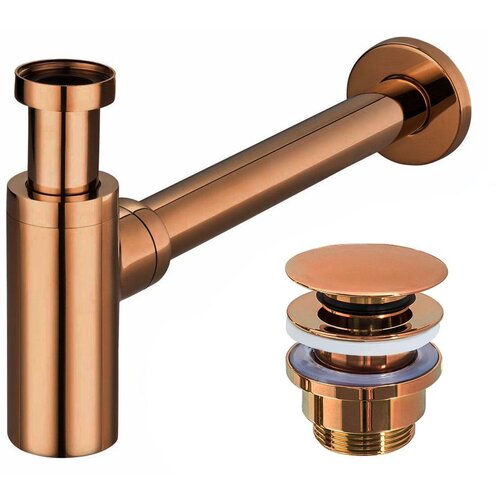 Rea Sifon za umivalnik Klik-Klak Universal Copper Cene