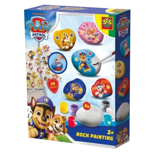 Ses Igračka kreativni set bojenje kamenčića PAW PATROL 14083 Slike