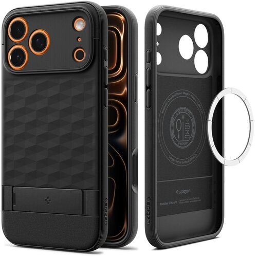 POSNETI MEDIJI OVITEK SPIGEN PARALLAX MAGSAFE ZA IPHONE 17 PRO Z ZA&Scaron;ČITO PRED PRASKAMI, (5000259584) Cene
