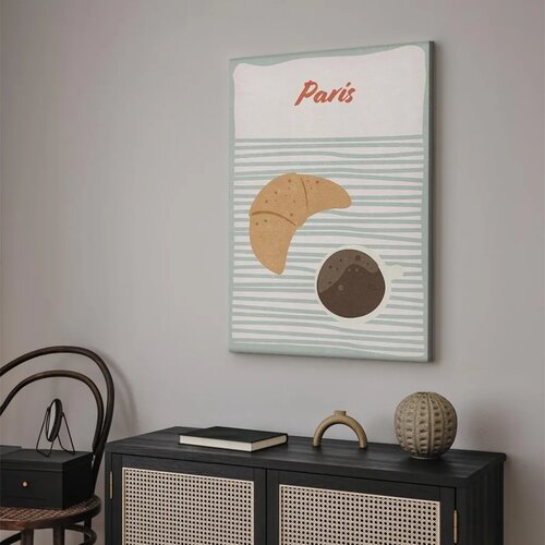 Slika - Parisian Breakfast (1 Part) Vertical 20x30 Premium Print Slike