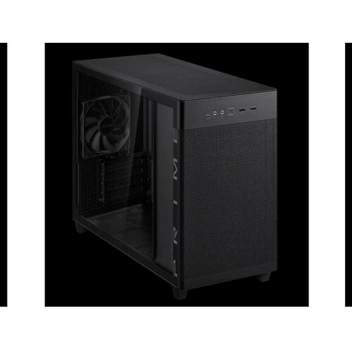 Asus Prime AP201 Case TG BlackMicroATX,tool-free side panelsTempered Glass Slike
