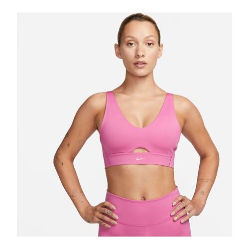 Nike Indy Plunge Cut-Out Padded Women's Bra, Cosmic Fuchsia/Fossil Stone, (20491150-c566539) Cene