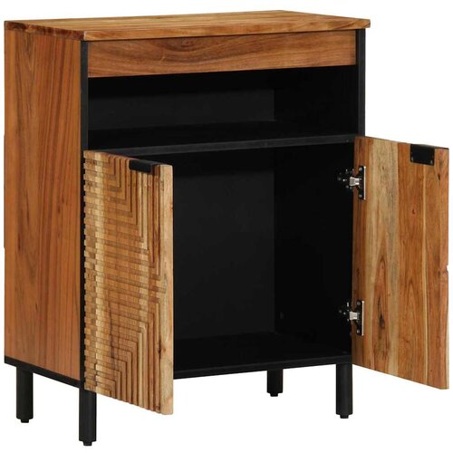  Komoda smeđa 60x33x75 cm Puno Slike