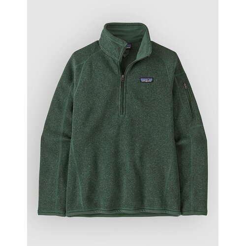 Patagonia Better Sweater 1/4 Half-Zip Fleece Sweater canopy green Cene