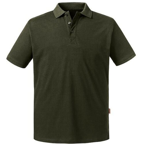 RUSSELL Olive Men's Polo Shirt Pure Organic Cene