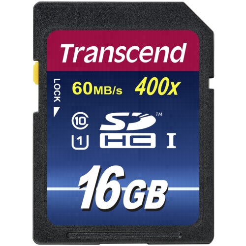 Transcend SDHC 16GB Class 10 UHS-I 400x Premium Slike