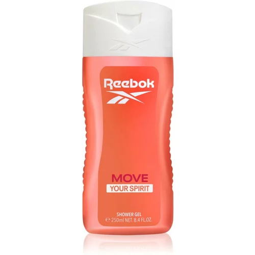 Reebok Move Your Spirit svež gel za prhanje za ženske 250 ml