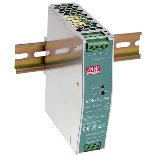  LevelOne 24V DC Industrial Power Supply, 75W, DIN-Rail Cijene