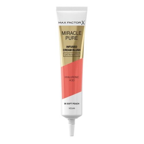 Max Factor Miracle Pure Infused Cream Blush rdečilo za obraz 15 ml odtenek 06 Soft Peach Cene