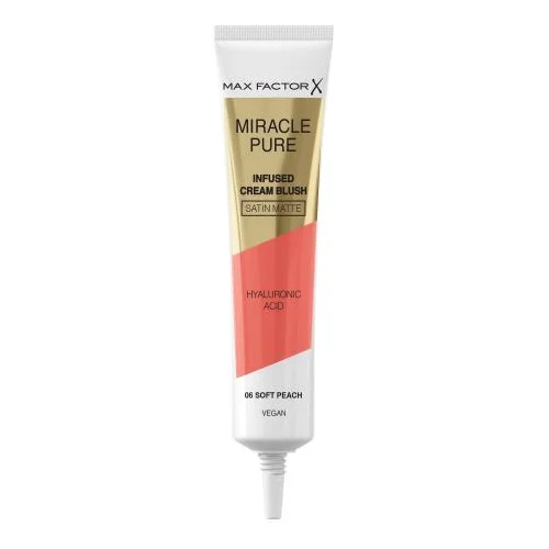 Max Factor Miracle Pure Infused Cream Blush rumenilo 15 ml Nijansa 06 soft peach