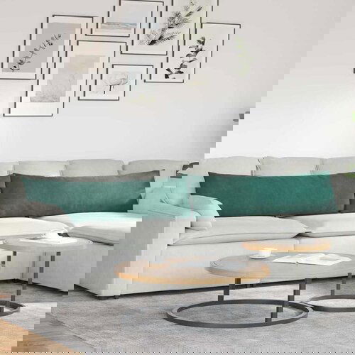 vidaXL jastučići za sofu 2 pcs tamnozelena 145 x 40 cm kordura tekstil Cene