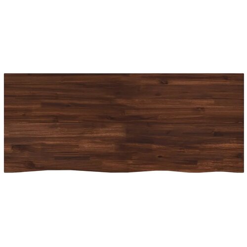  Pravokutni stolni vrh 130 x 50 x 3 cm Pravokutni - Tamno smeđa 90 x 55 x 3 5 cm Živi rub 1 strana Slike
