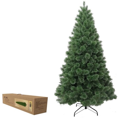  Ve&amp;scaron;tačka jelka 240 cm, zelena sa postoljem Slike