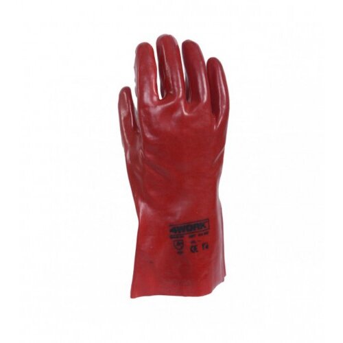 PREVENT Rukavice PVC 35cm vel.10 Crvene Slike