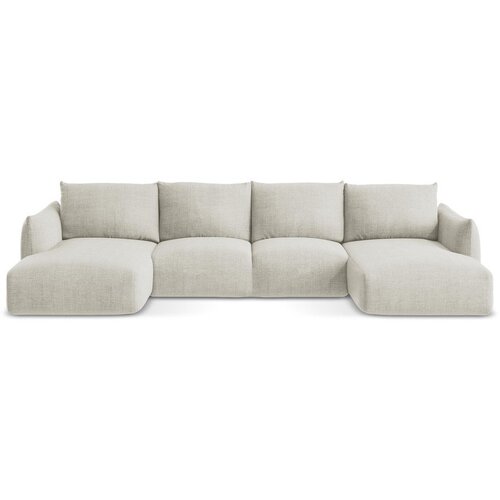 Makamii Bež sklopiva kutna garnitura (u obliku slova &amp;quot;U&amp;quot;) Leila &amp;ndash; Slike