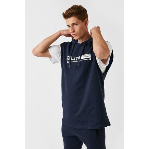 Koton Men&amp;#039;s Navy Blue T-Shirt Slike