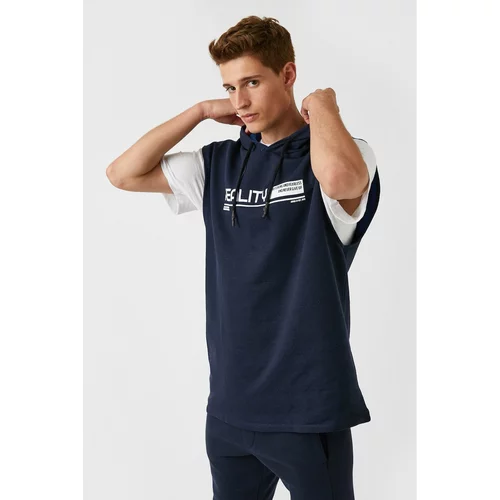 Koton Men's Navy Blue T-Shirt