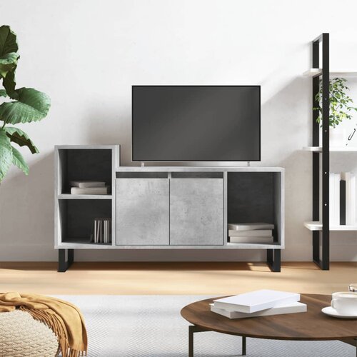 The Living Store TV omarica betonsko siva 100x35x55 cm inženirski les - TV Omarica, (21499051) Slike